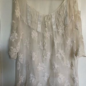 Women cover up lace beach
